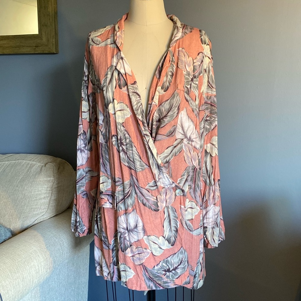 Palm Woven Blazer